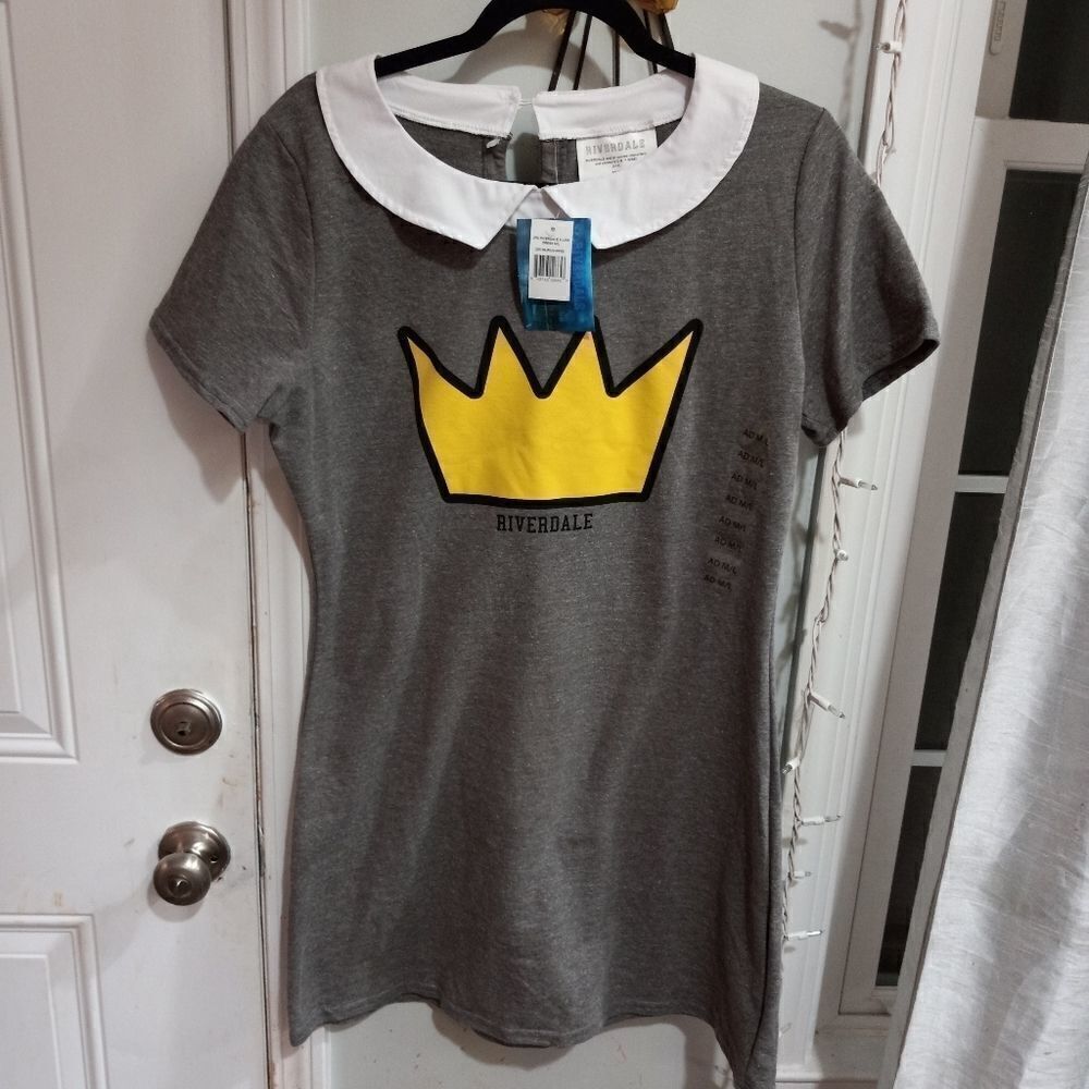 Riverdale Gray Jughead Veronica Crown Dress